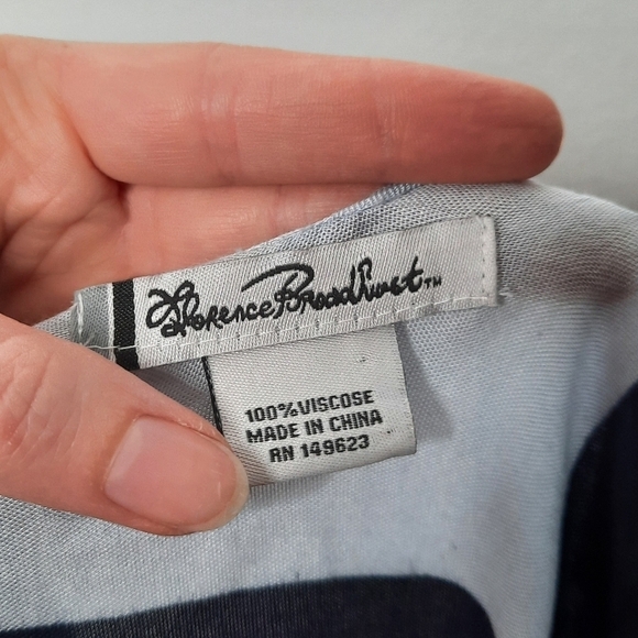 Florence Broadhurst Blue Egrets High Low Kimono OS - Picture 4 of 6